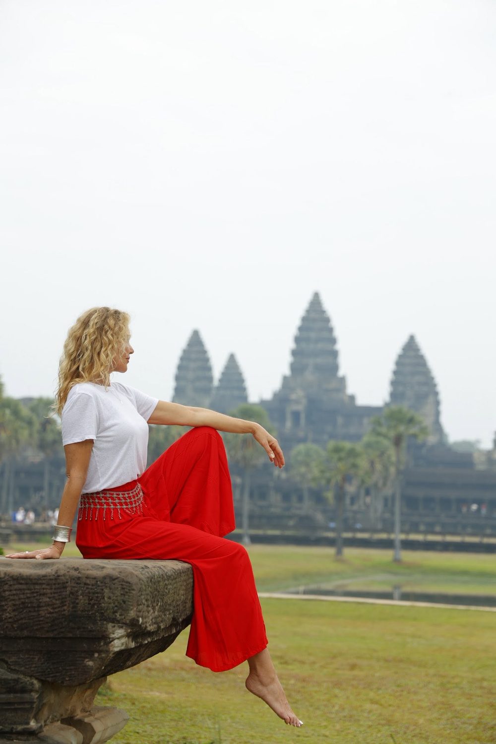 Heather at Angkor Wat, Cambodia